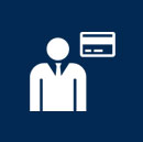 graphic of person with credit card
