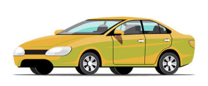 yellow car graphic