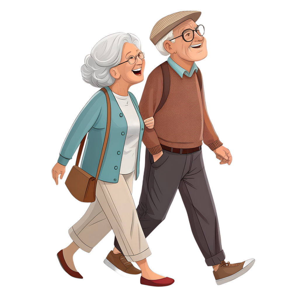 pair, love, happy, marriage, attitude, smile, attachment, spouses, elderly, lady, old, pensioner, stroll