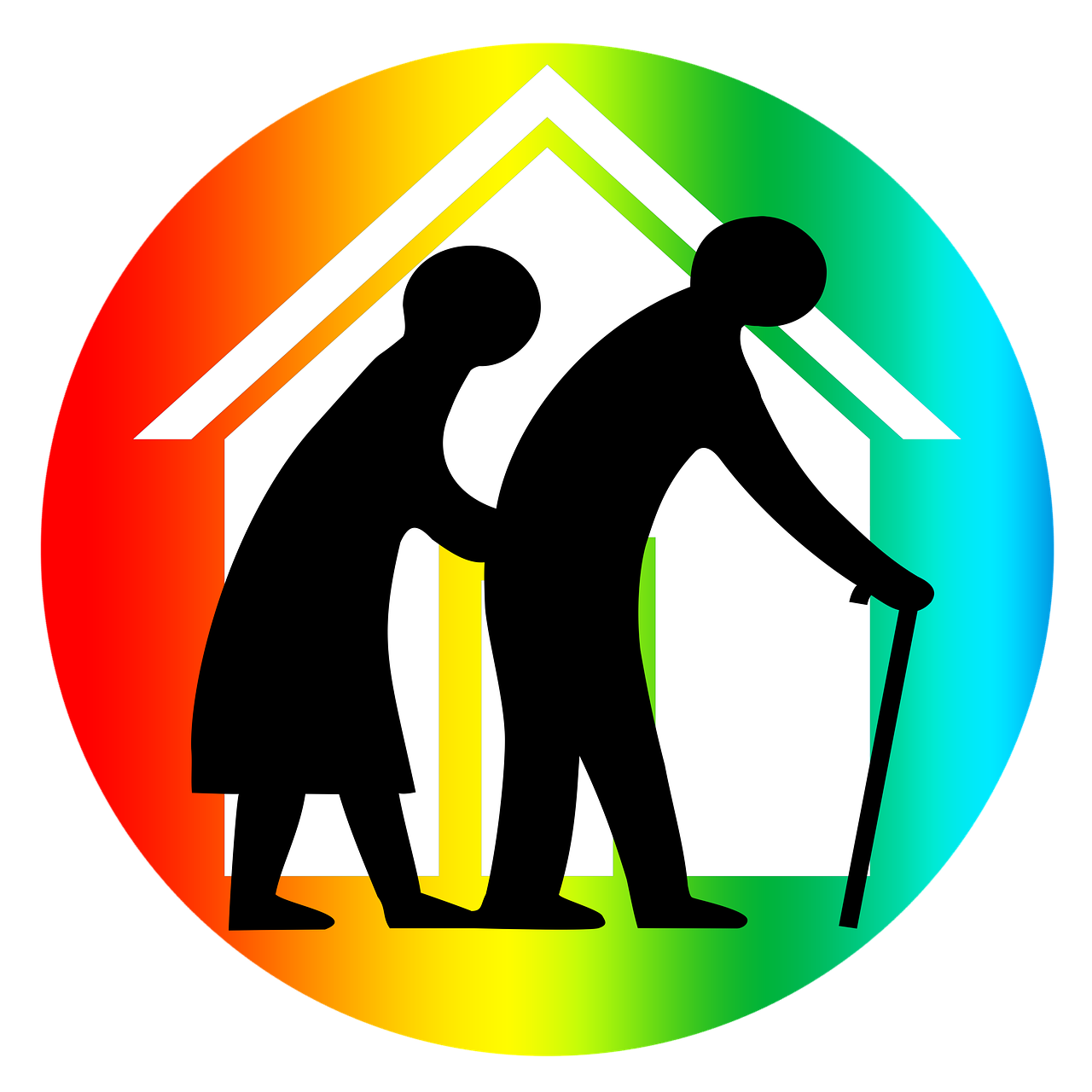 seniors, care for the elderly, protection, to protect, responsibility, retirement home, old people's home, help, people, pensioners, old, few, silhouette, person, home, nursing home, help, nursing home, nursing home, nursing home, nursing home, nursing home