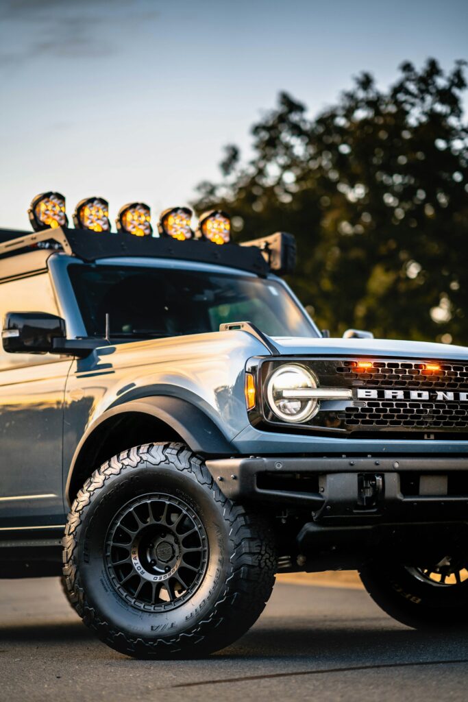 New Black Rhino Sandstorm Wheels on a Ford Bronco Wildtrak